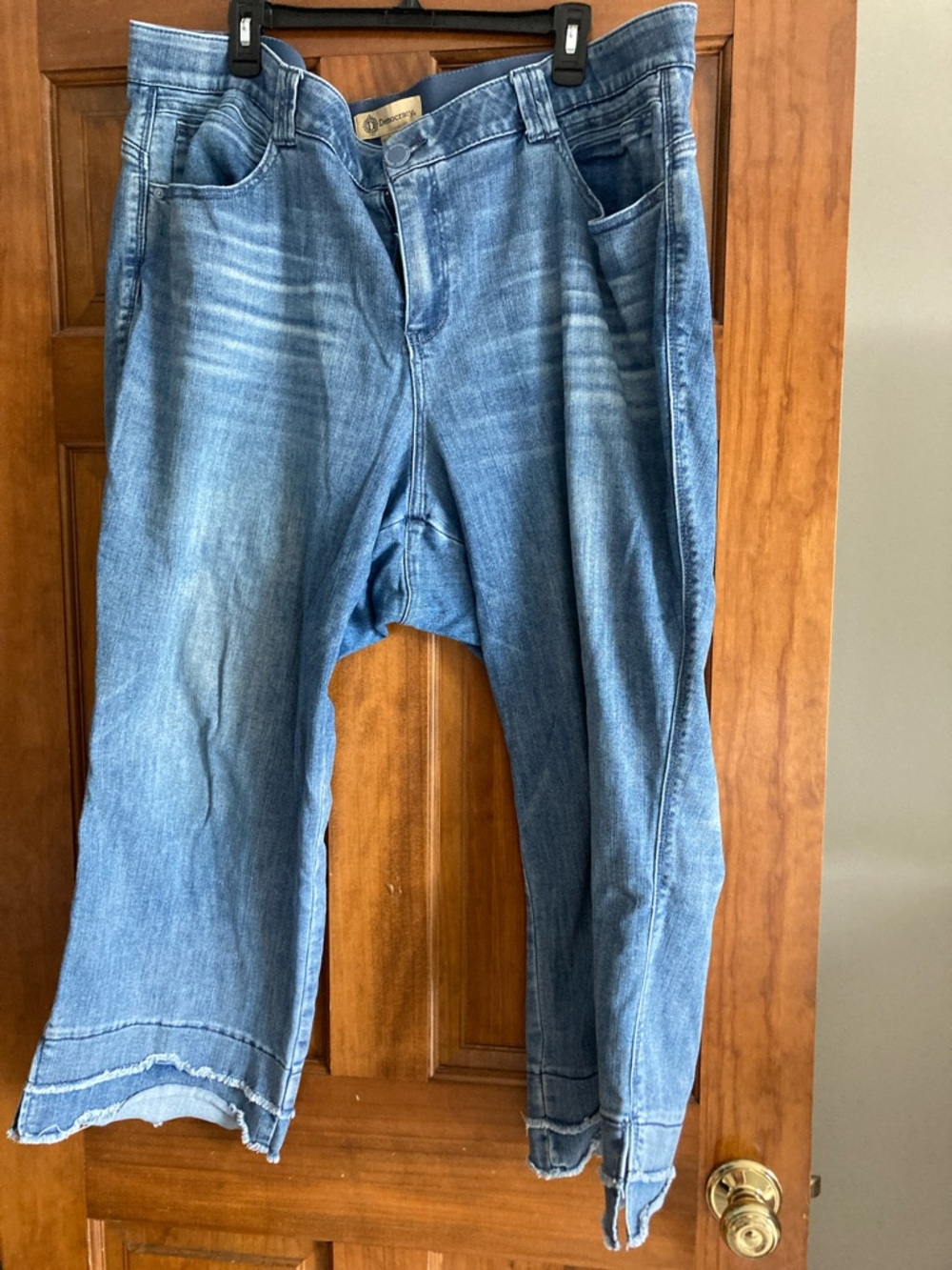 Democracy Light Blue Cropped Jeans - Women's Ankle Denim